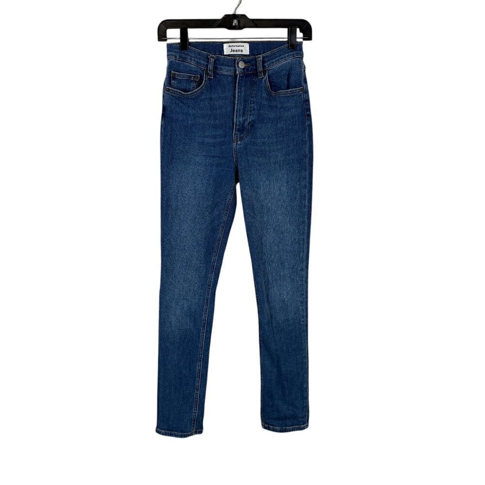Reformation High & Skinny Jeans Destin Wash Women's Waist Size 26
